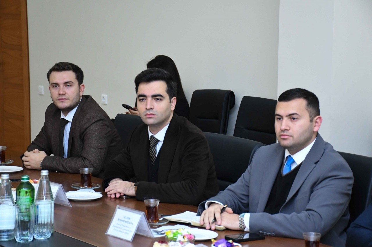 Türkiyənin Azərbaycandakı səfirliyinin təhsil müşaviri ADAU-da olub - FOTOLAR